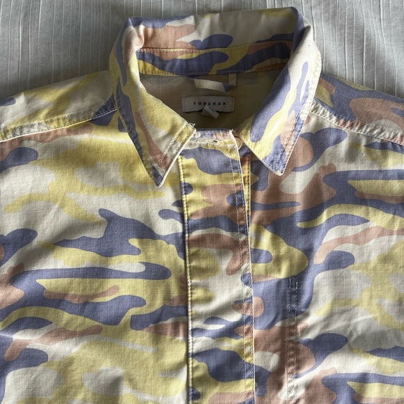 Pastel Colors Camo Denim Jacket size S - Picture 11 of 16